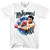 Muhammad Ali Air Brush Punch T-Shirt - White