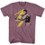 Muhammad Ali Punch T-Shirt - Light Maroon