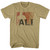 Muhammad Ali Shadow Pose T-Shirt - Khaki