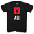 Muhammad Ali Red Light Shadow T-Shirt - Black