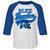 Mega Man Blue Bomber Raglan Shirt - Blue / White