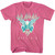 Def Leppard Skull 3 Tone T-Shirt - Pink