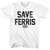 Ferris Bueller's Save Ferris T-Shirt - White