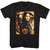 Hunger Games Katniss Mocking Jay Background T-shirt - Black