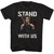 Hunger Games Stand With Us Katniss T-shirt - Black