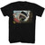 JAWS Man Falling In Shark T-Shirt - Black