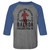 Rocky Balboa Boxing Club Raglan Shirt - Graphite/ Blue