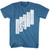 Rocky Letter Step Straight T-shirt - Royal