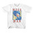 Mega Man Square And Stars Youth T-Shirt - White