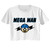 Mega Man Mega Bolts Ladies Crop Top - White