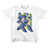 Mega Man Multiple Poses Youth T-Shirt - White