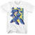 Mega Man Multiple Poses T-shirt - White