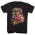 Street Fighter Character Logo T-shirt - Black