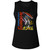 Mobile Suit Gundam Sword & Shield Ladies Muscle Tank Top - Black 