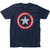 Captain America Distressed Shield T-Shirt