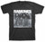 Ramones Band Photo Black T-Shirt