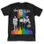 B-52's Band with Rainbow T-Shirt