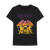 Queen Rainbow Crest Logo on Black T-Shirt