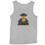 Taken | Artsy Alien Abduction Tank Top | Space Theme - Heather Gray