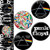 Pink Floyd Dark Side of the Moon Set of 4 Buttons