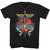 Bon Jovi Heart Art T-Shirt - Black