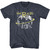 The B-52's Logo and Planet T-Shirt - Blue