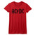 AC/DC Logo Women's T-shirt - Red