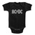 AC/DC Logo Baby Onesie - Black