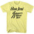 Bon Jovi Slippery When Wet on Yellow T-Shirt - Yellow