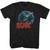 AC/DC Fly Over Earth T-Shirt - Black