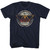 Aerosmith Distressed Boston Circle T-Shirt - Blue