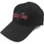 Motley Crue Red Logo Baseball Hat - Black