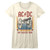 AC/DC Salute Ladies T-ShirT  - Vintage White