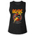 AC/DC Cannon Lighting Woman's Muscle Tank Top - Black