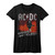 AC/DC HTH Ladies T-Shirt - Black