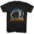 Def Leppard Blue Faded T-Shirt - Black