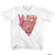 Def Leppard - Leopard Pink Face Youth T-Shirt - White