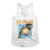 Def Leppard - Faded Pyromania Racerback Top - White