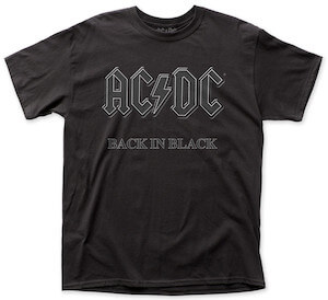 AC/DC Back in Black T-Shirt