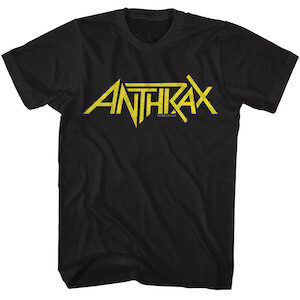 Anthrax Yellow Logo T-Shirt