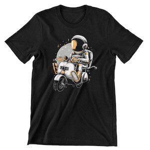 Astronaut Scooter Pilot T-Shirt App Only