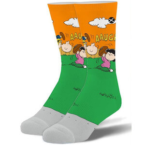 Peanuts Charlie Brown Football Socks