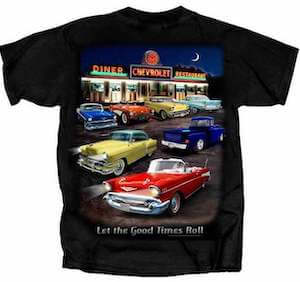 Chevrolet Let the Good Times Roll Diner T-Shirt