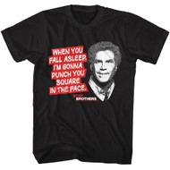 Step Brothers Square in the Face T-Shirt - Black