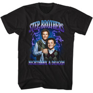 Step Brothers Lightning Gradient T-Shirt - Black