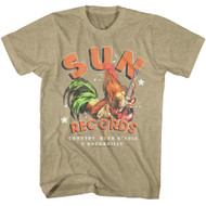 Sun Record Country And Rock T-shirt - Khaki