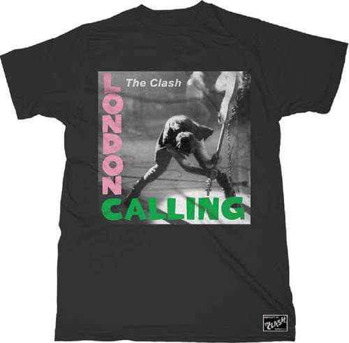 Manøvre officiel Af storm The Clash London Calling T-Shirt | classic Punk Rock Band Tees from Old  School Tees- Soft Ring spun