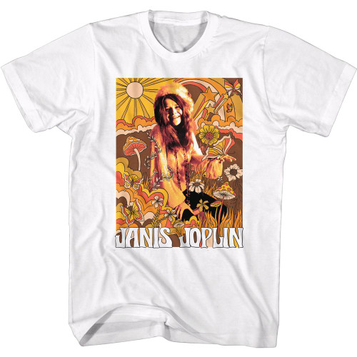 Janis Joplin Drawn all Over T-Shirt* - Old School Tees