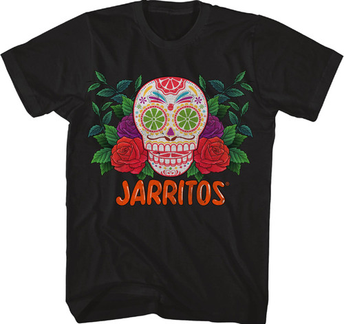 Jarritos Skull + Flowers T-Shirt