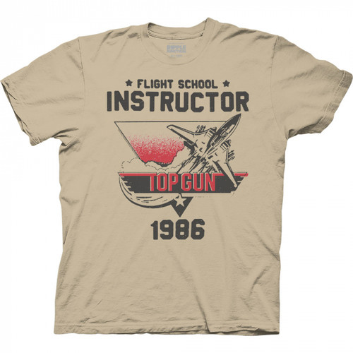Top Gun Flight School Instructor Shirt Size: XXX-Large Brown